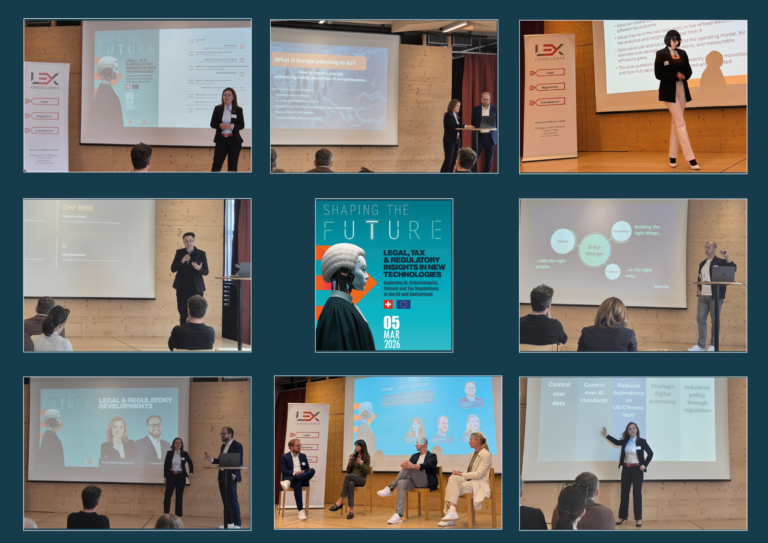 Insights from our conference “Shaping the Future: Legal, Tax & Regulatory Insights in New Technologies – Exploring AI, Cybersecurity, FinTech and Tax Regulations in the EU and Switzerland”